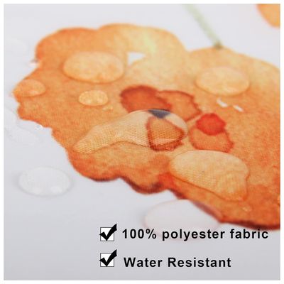 Imagen 2 del producto Cortina Baño Impermeable Wild Flowers más 12 Ganchos