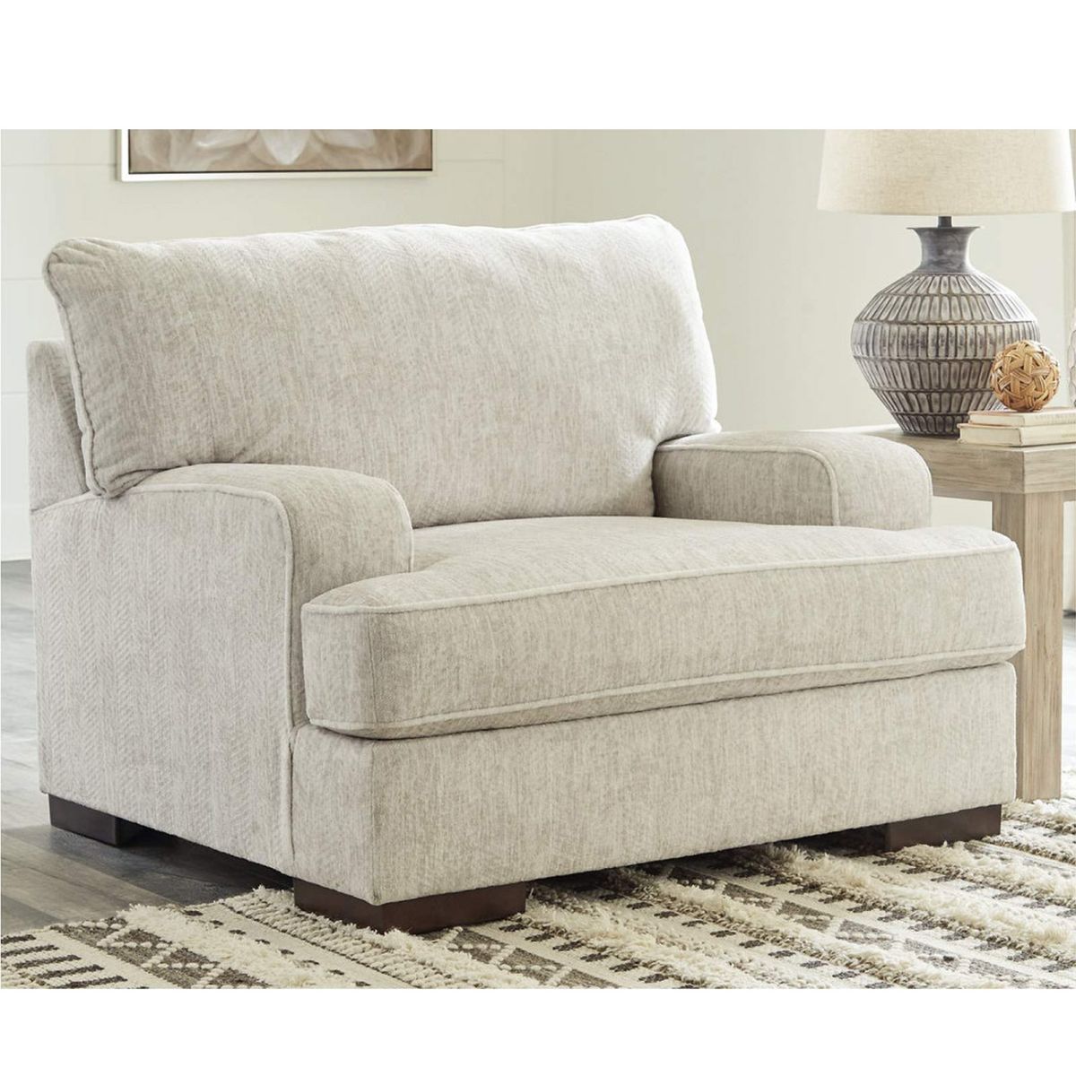 ASHLEY - Sofá 1 cuerpo oversized Alesandra parchment