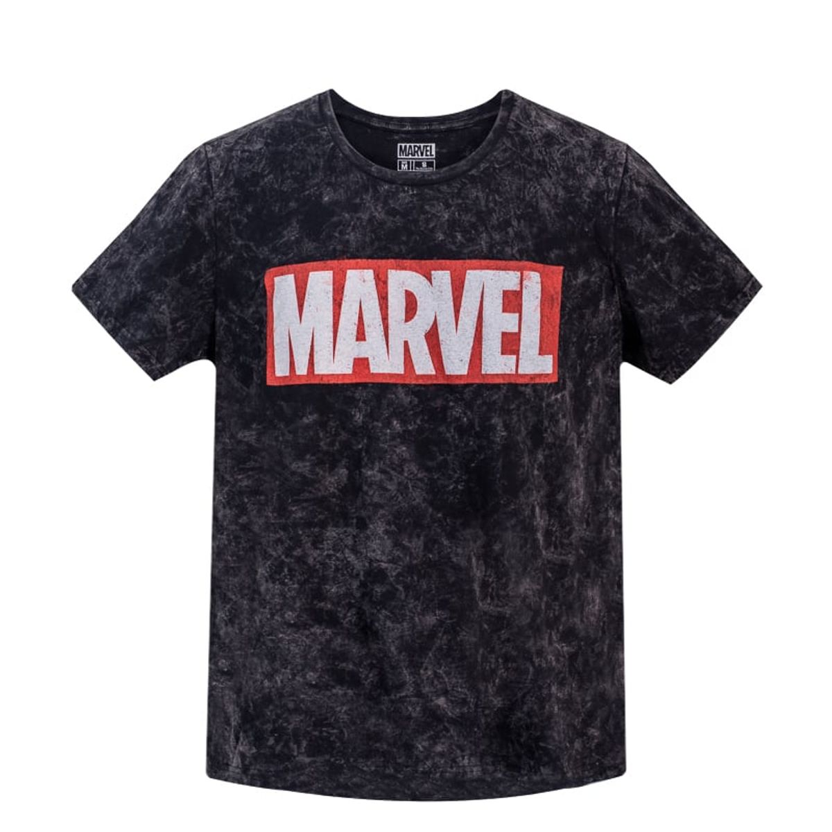 MARVEL - Polera Hombre Logo Clasico Negro Marvel