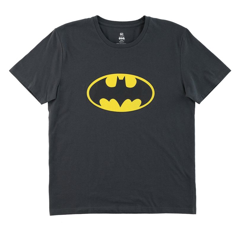 DC COMICS - Polera Hombre Batman Bat Icon Negro Dc Comics