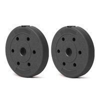 Par Discos 10 Kg Preolímpicos PVC (Total 20 Kg)