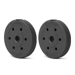 SCORE FIT - Par Discos 10 Kg Preolímpicos PVC (Total 20 Kg)