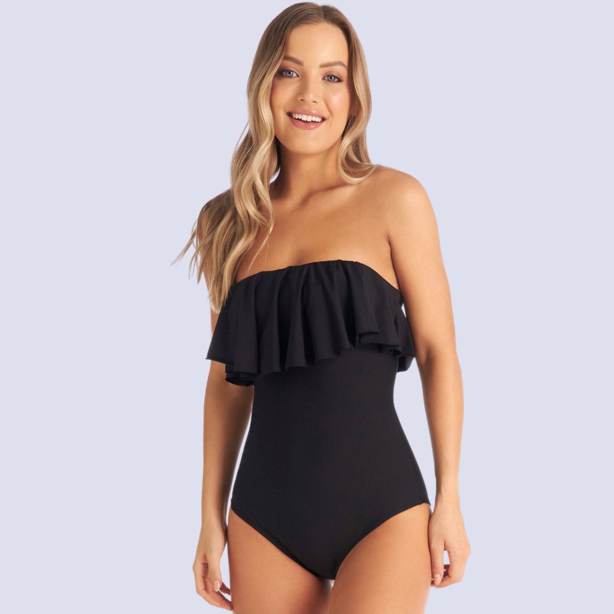 CHAMELA - TRAJE DE BAÑO BOLERO STRAPLESS CONTROL ABDOMEN CHAMELA 30735