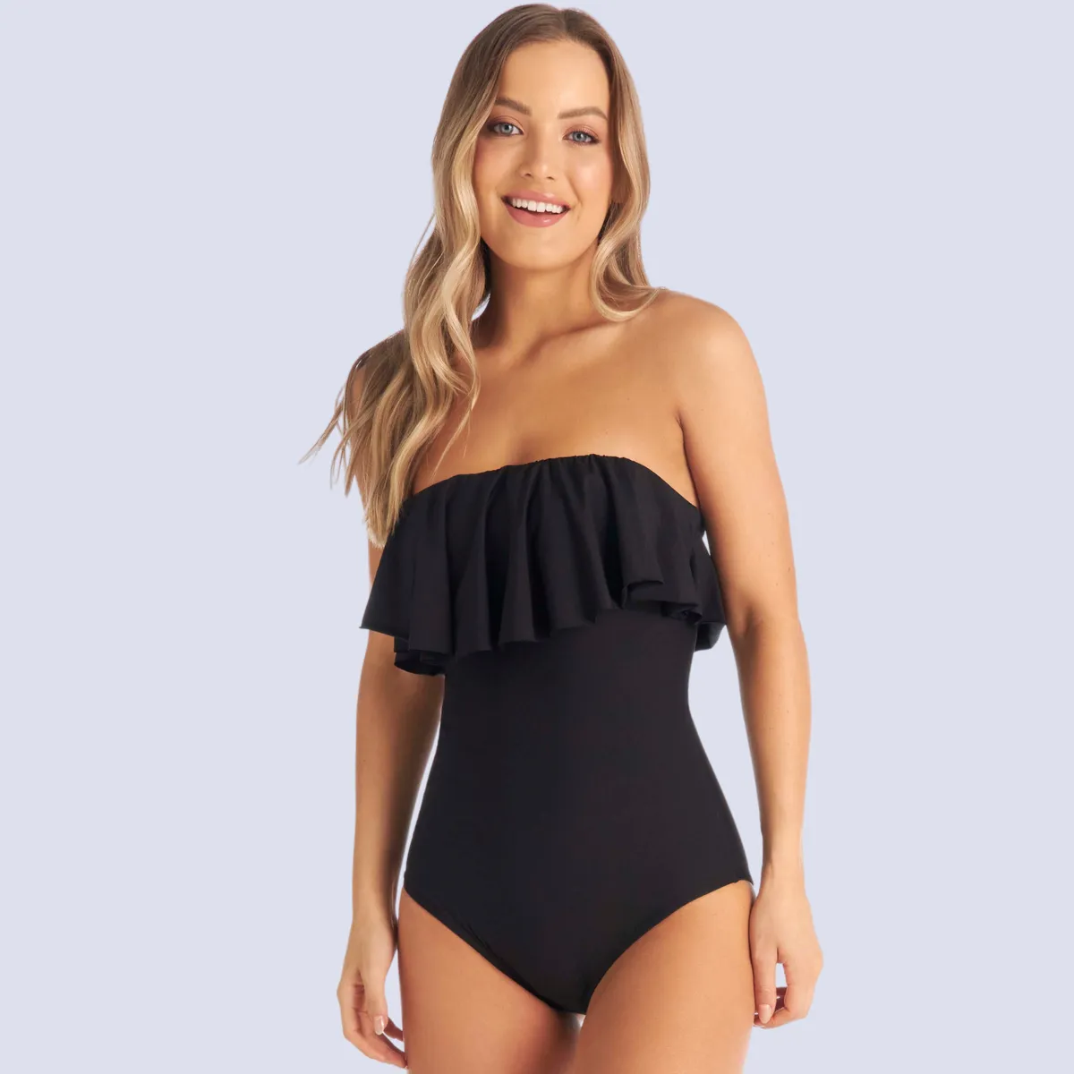 CHAMELA - TRAJE DE BAÑO BOLERO STRAPLESS CONTROL ABDOMEN CHAMELA 30735