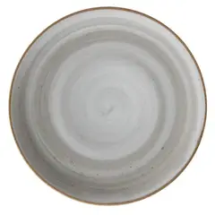 CORONA - Plato Llano Coupe 28 cm Gris/Humo Artisan