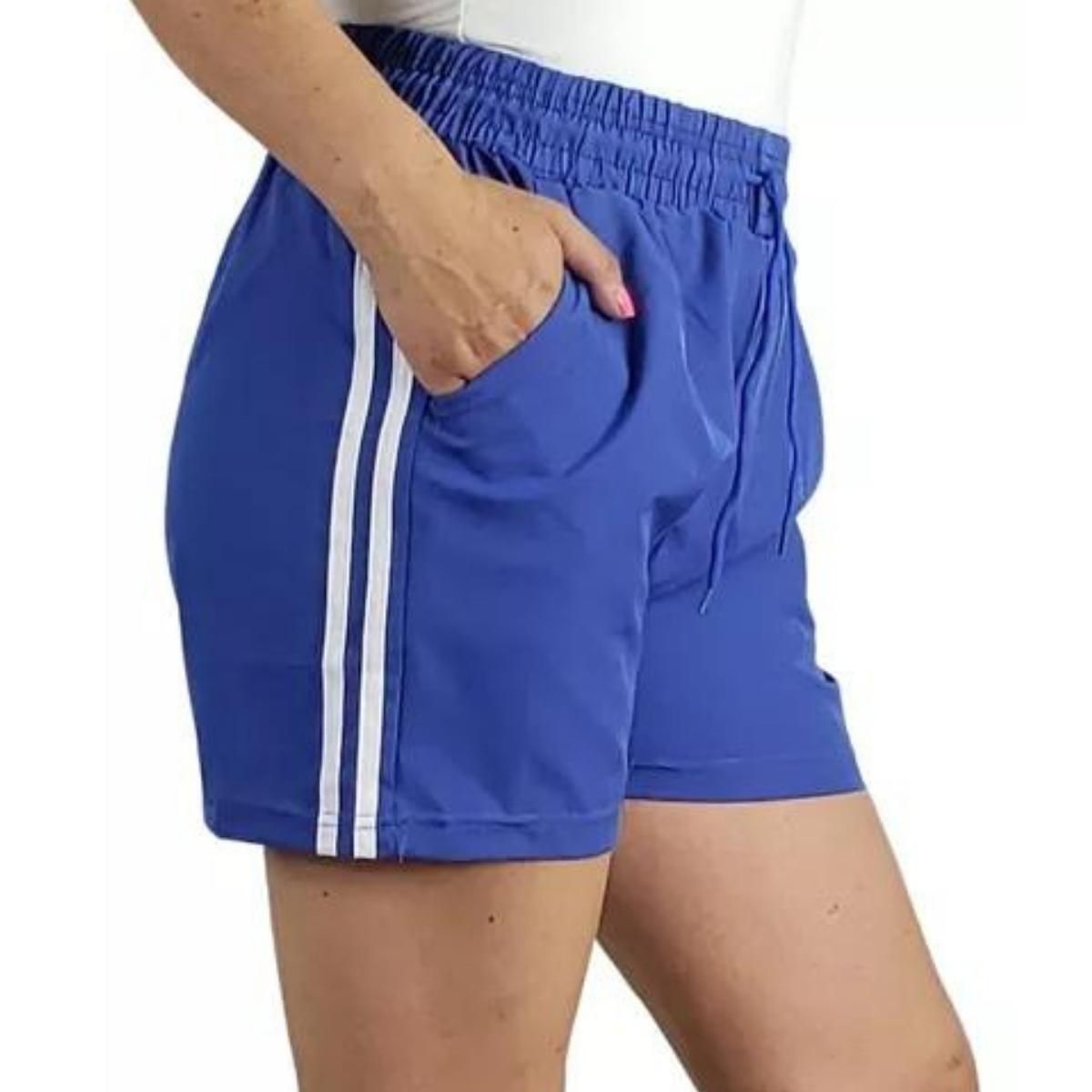 LOOK SHOP - Short Mujer Secado Rápido Lineas Colores, Tela Liviana. 203