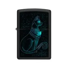 ZIPPO - Encendedor Spiritual Cat Design Negro ZP48582