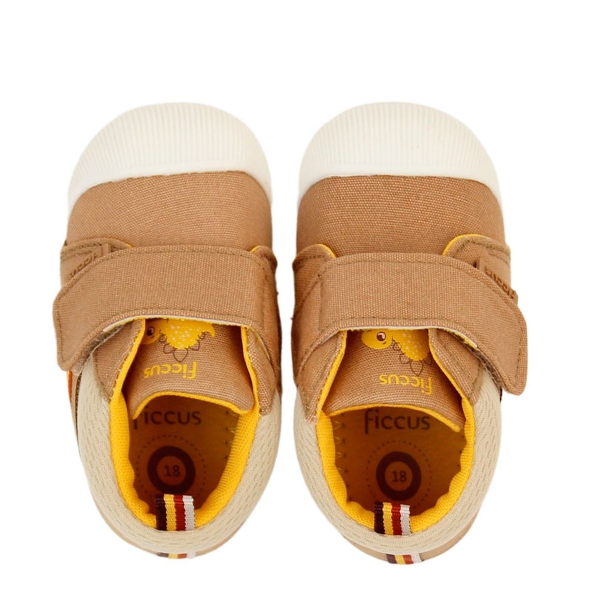 FICCUS - Zapatilla Bebé Niño Preandante Café