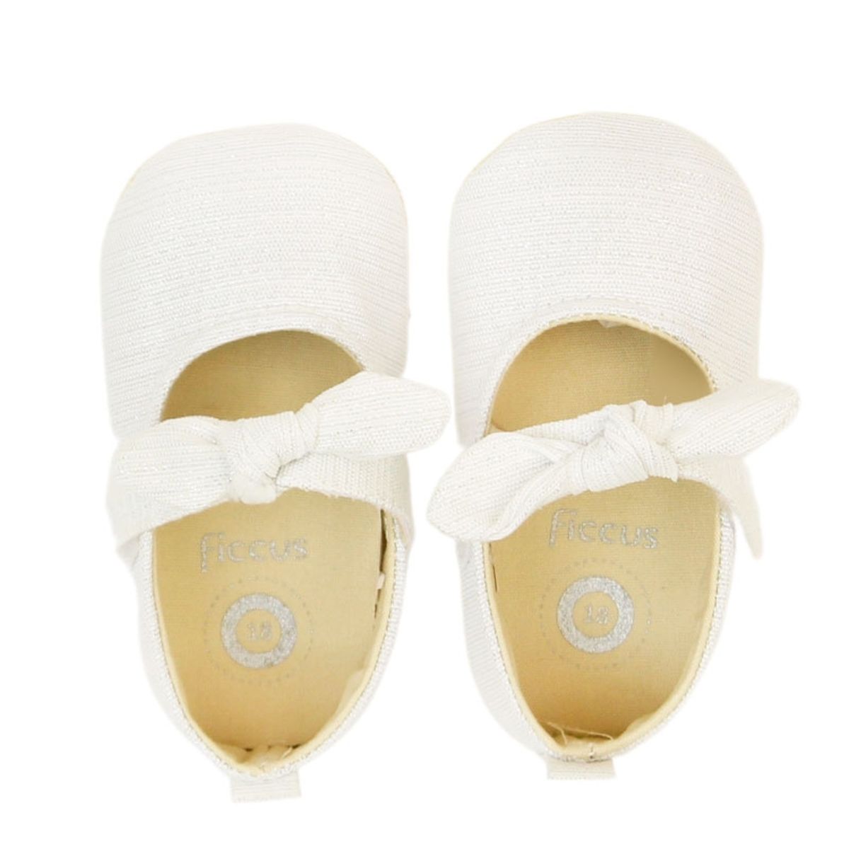 FICCUS - Zapato Bebé Niña NewBorn Blanco
