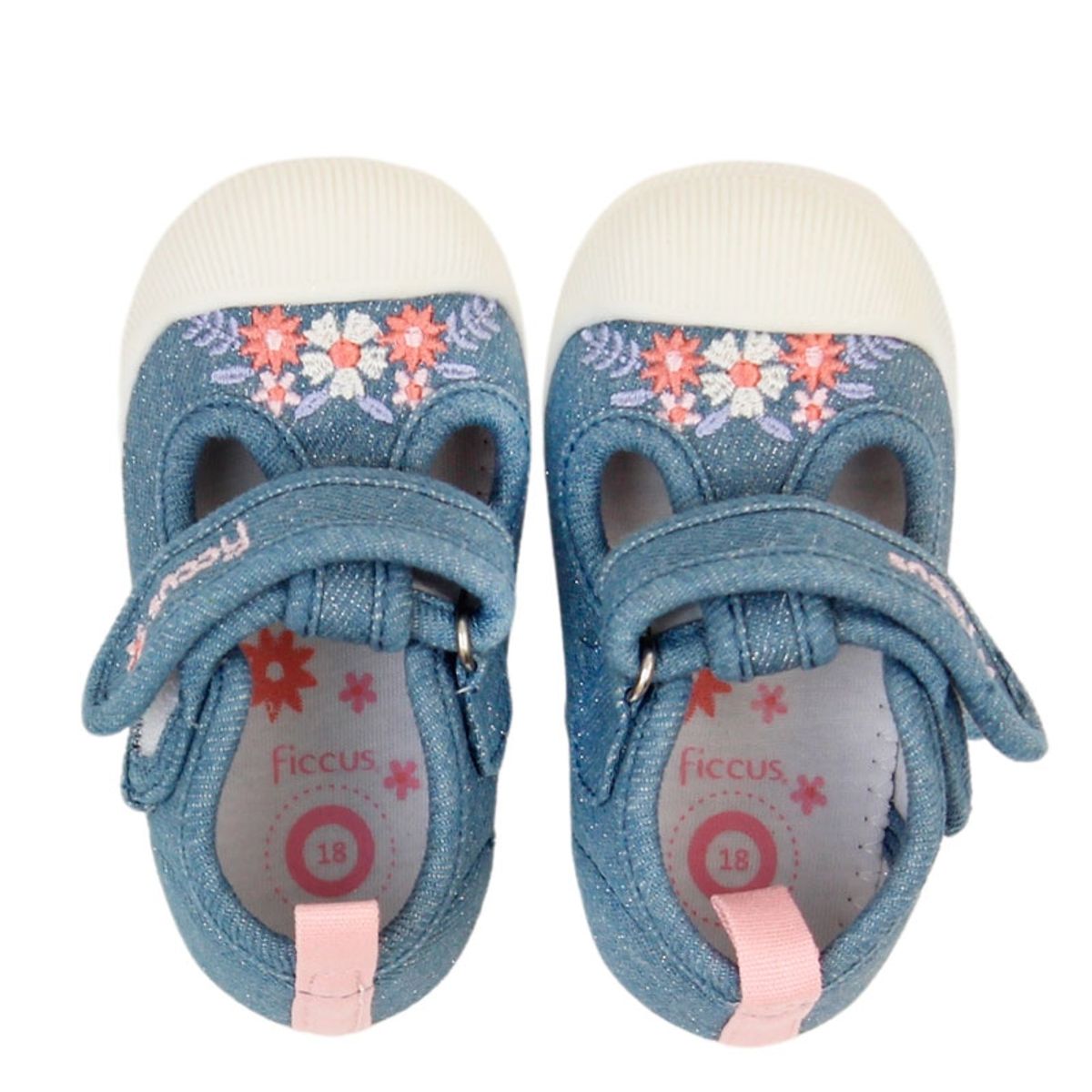 FICCUS - Zapato Bebé Niña Preandante Azul
