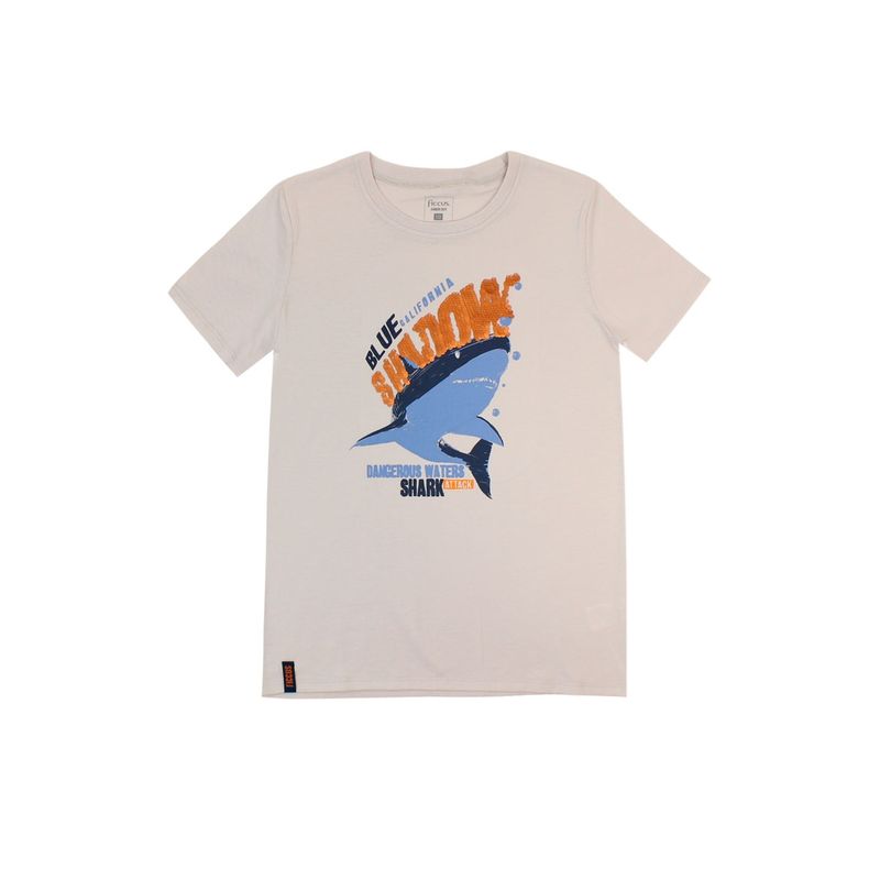 FICCUS - Polera Junior Niño Day To Day Gris Claro