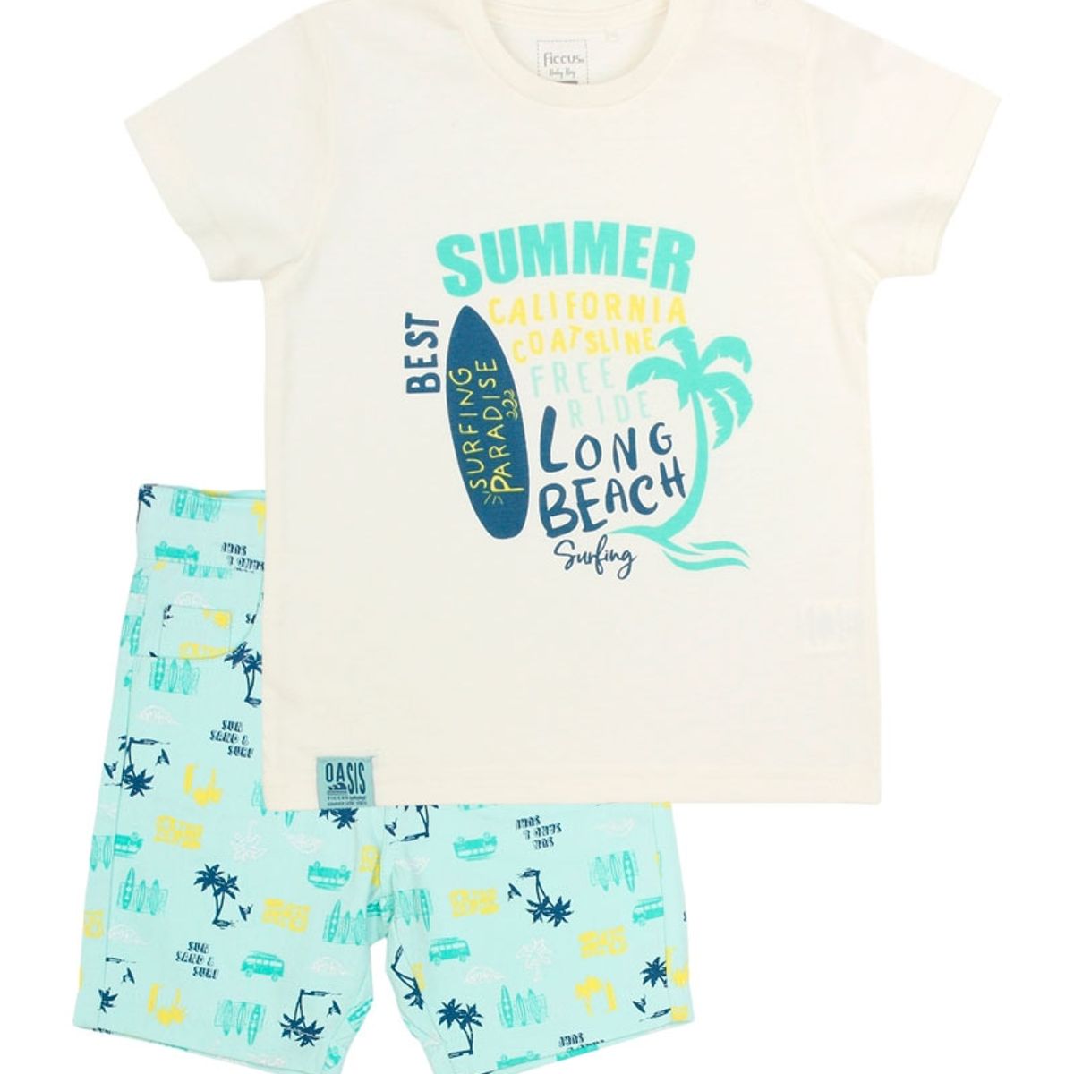 FICCUS - Conjunto Bebé Niño Oasis Blanco