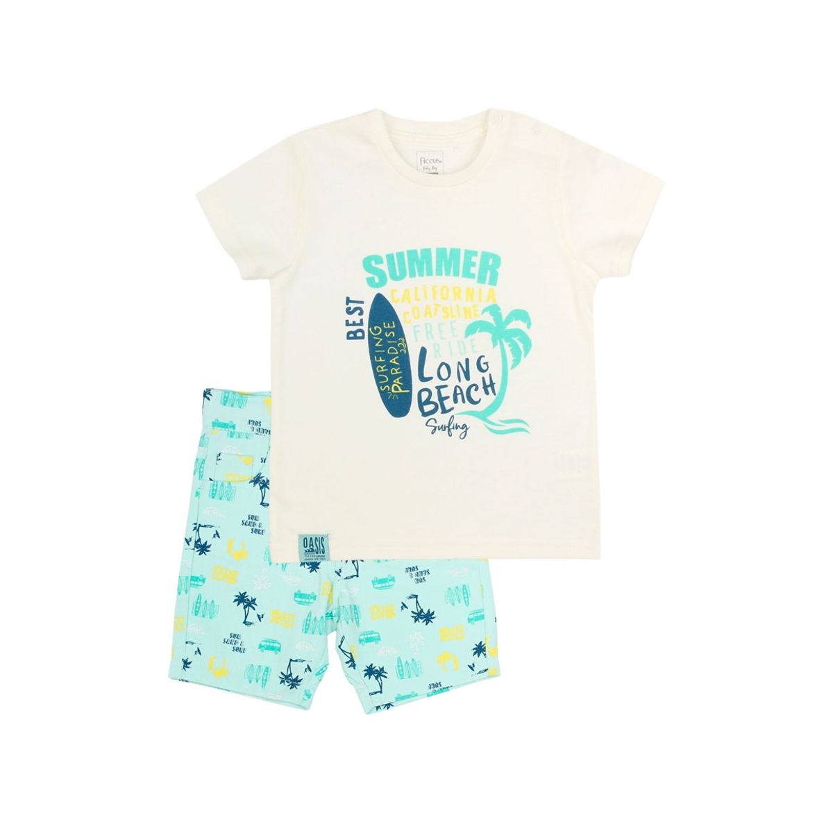 FICCUS - Conjunto Bebé Niño Oasis Blanco