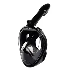 ESHOPANGIE - Máscara Snorkel Buceo Antiniebla Con Soporte Gopro Negro