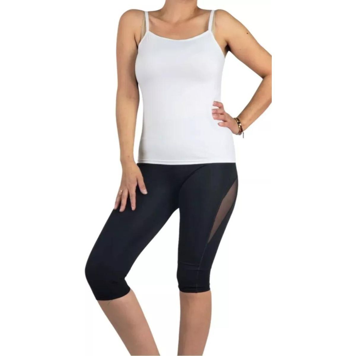 LOOK SHOP - Camiseta Lycra Mujer Pabilos Elasticada Colores 108