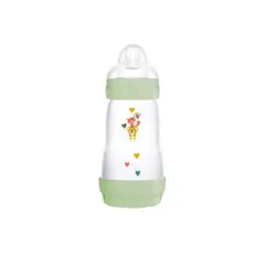 MAM - Mamadera beige 2 meses 260ml anti-cólicos