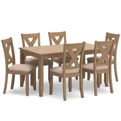 ASHLEY - Juego comedor Sanbriar (set 7 piezas)