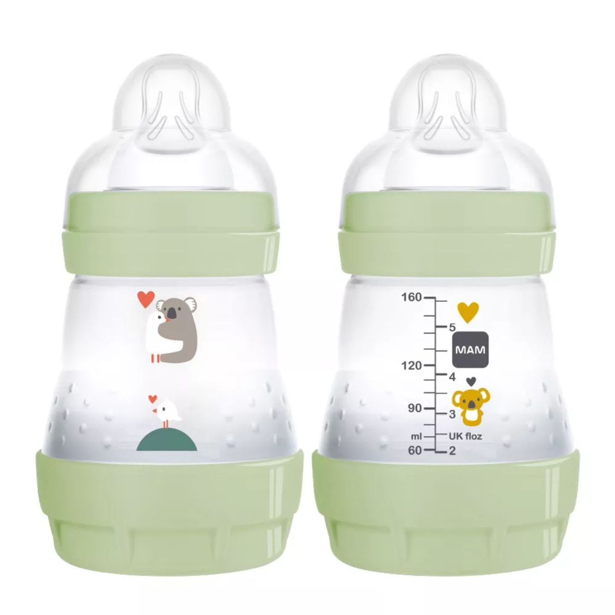 MAM - Mamadera MAM 0 meses 160ml Verde