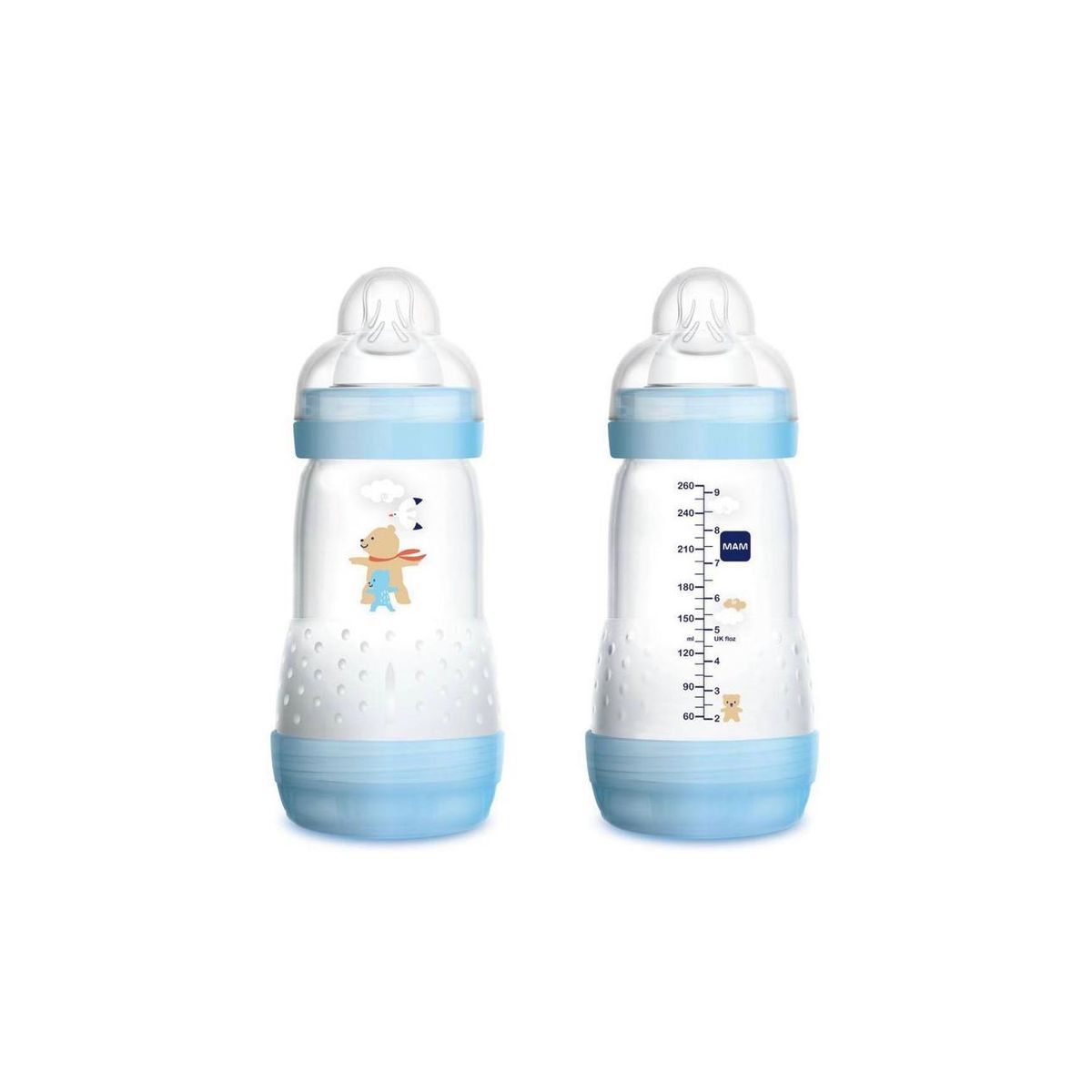 MAM - Mamadera MAM 2 meses Celeste 260ml