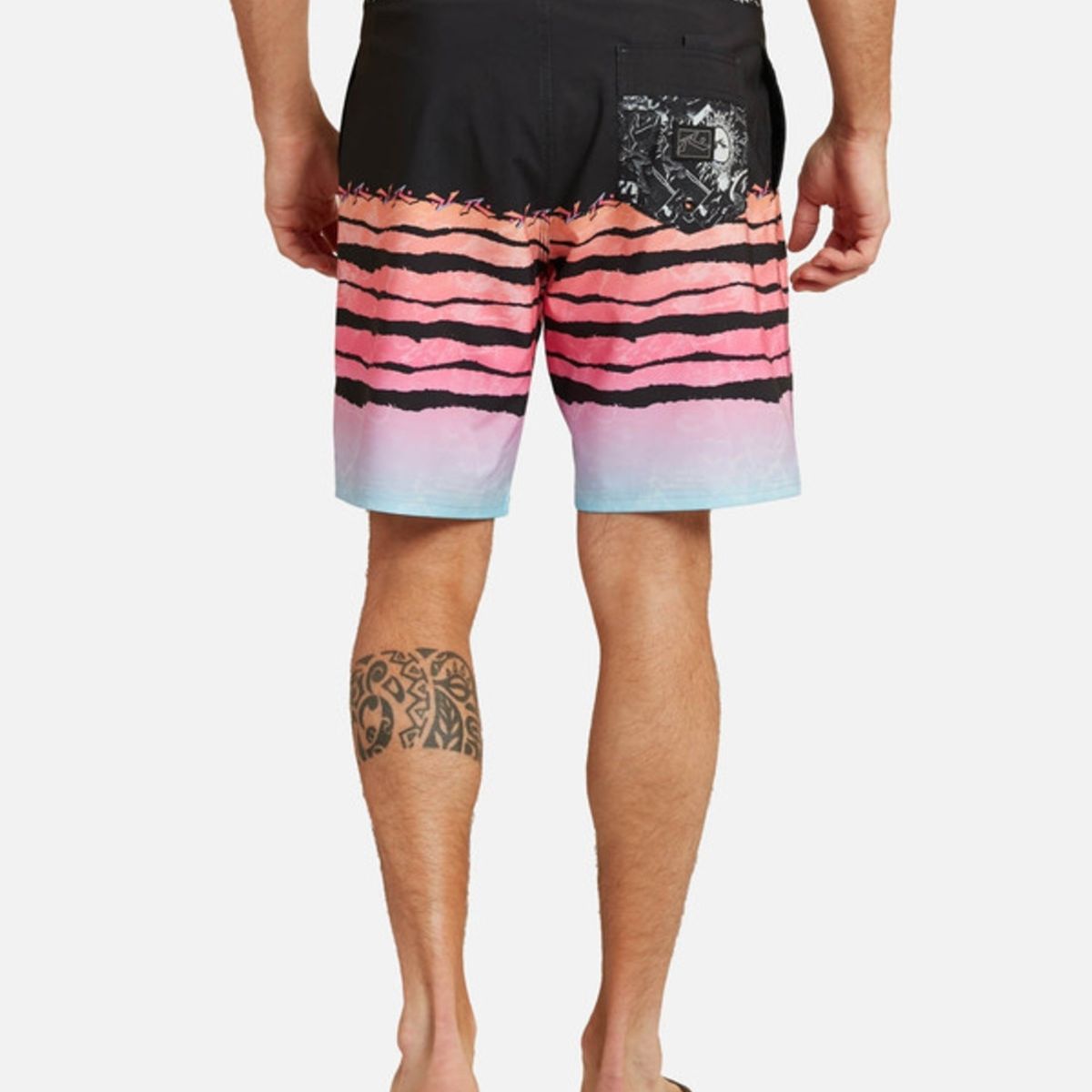 RUSTY - Traje De Baño Mis Rusty Lines Boardshort Negro Hombre Rusty.