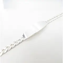 GENERICO - Pulsera piocha grumet plata 925 italiana