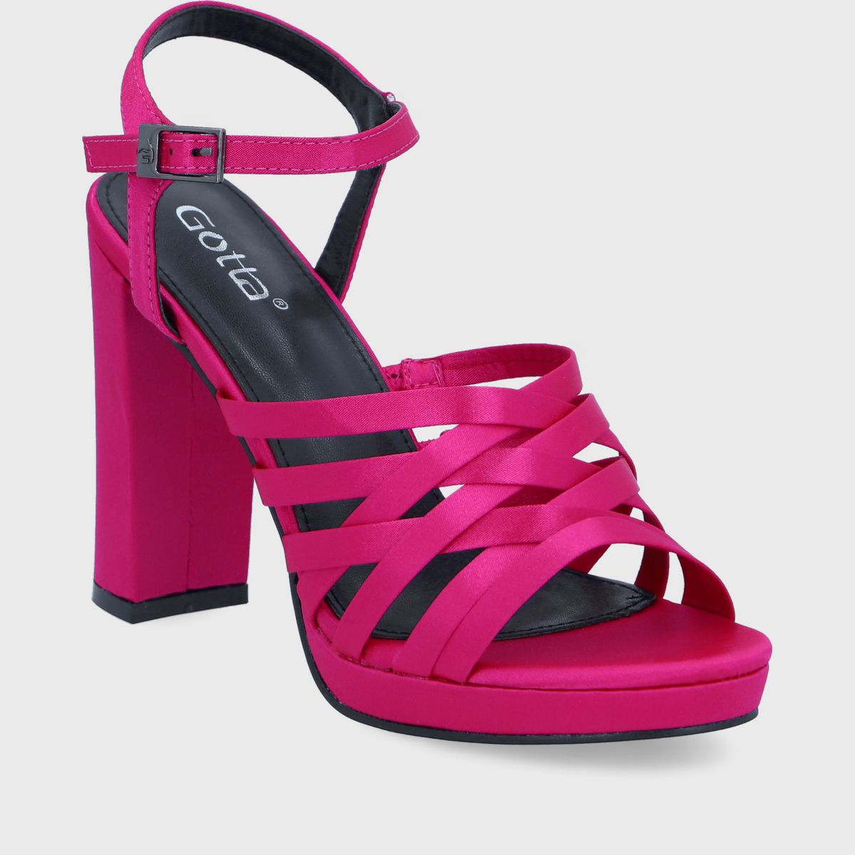 GOTTA - Sandalia Mujer Satin Fucsia 15837