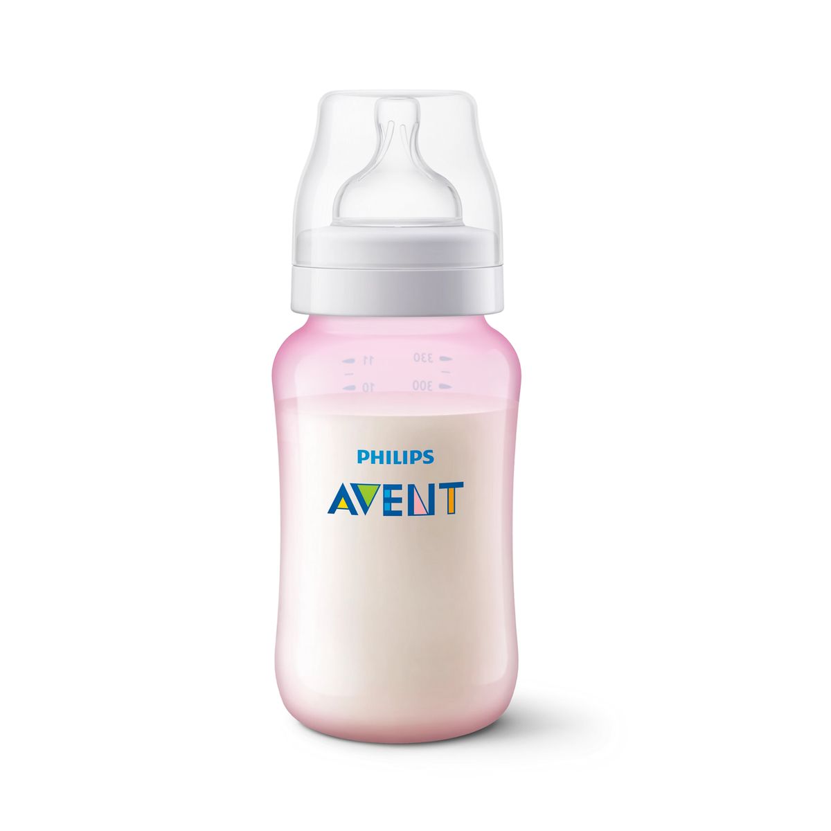 AVENT - Set mamadera anti-colic 125 ML+260ML+330 ML Rosa