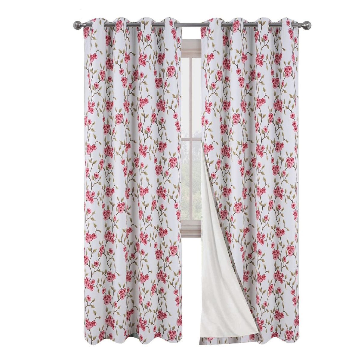 CASATUA - Cortina 100% Blackout Termica Diseño x 2 Casatua - Beige - Talla Única