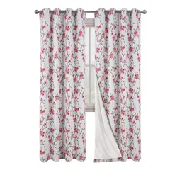 CASATUA - Cortina 100% Blackout Termica Diseño x 2 - Beige - Talla Única