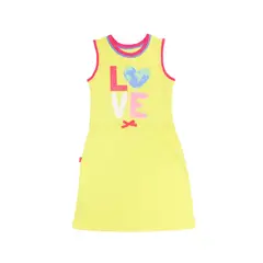 FICCUS - Vestido Junior Niña Day To Day Amarillo