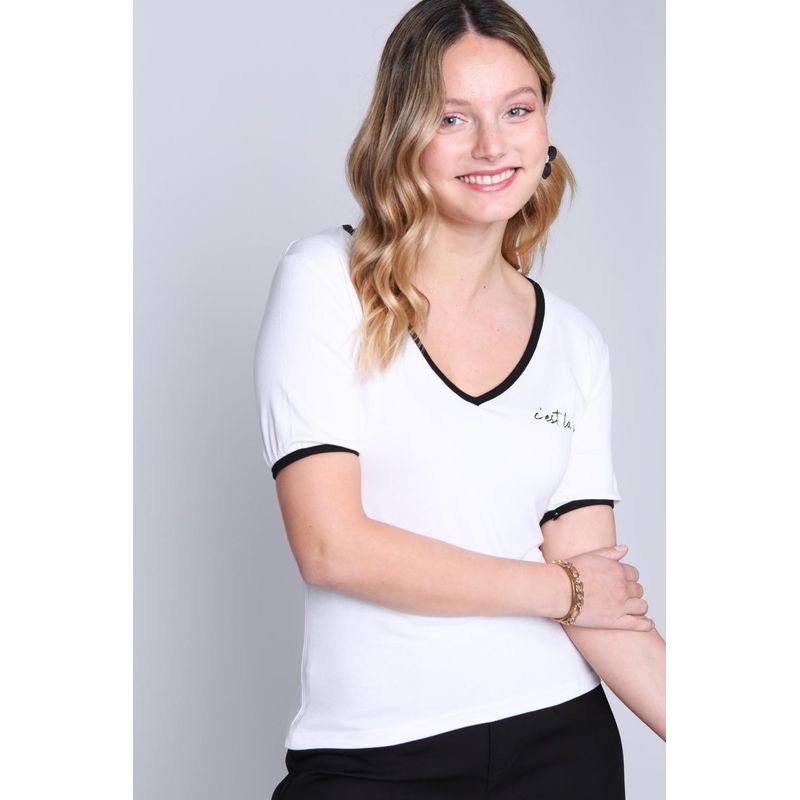 ECLIPSE - Polera Camille Blanco Eclipse ECLIPSE_.