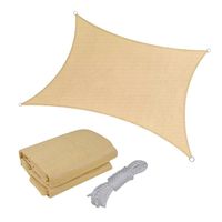 Toldo Vela Sombra Rectangular 350x500 Cm Filtro Uv