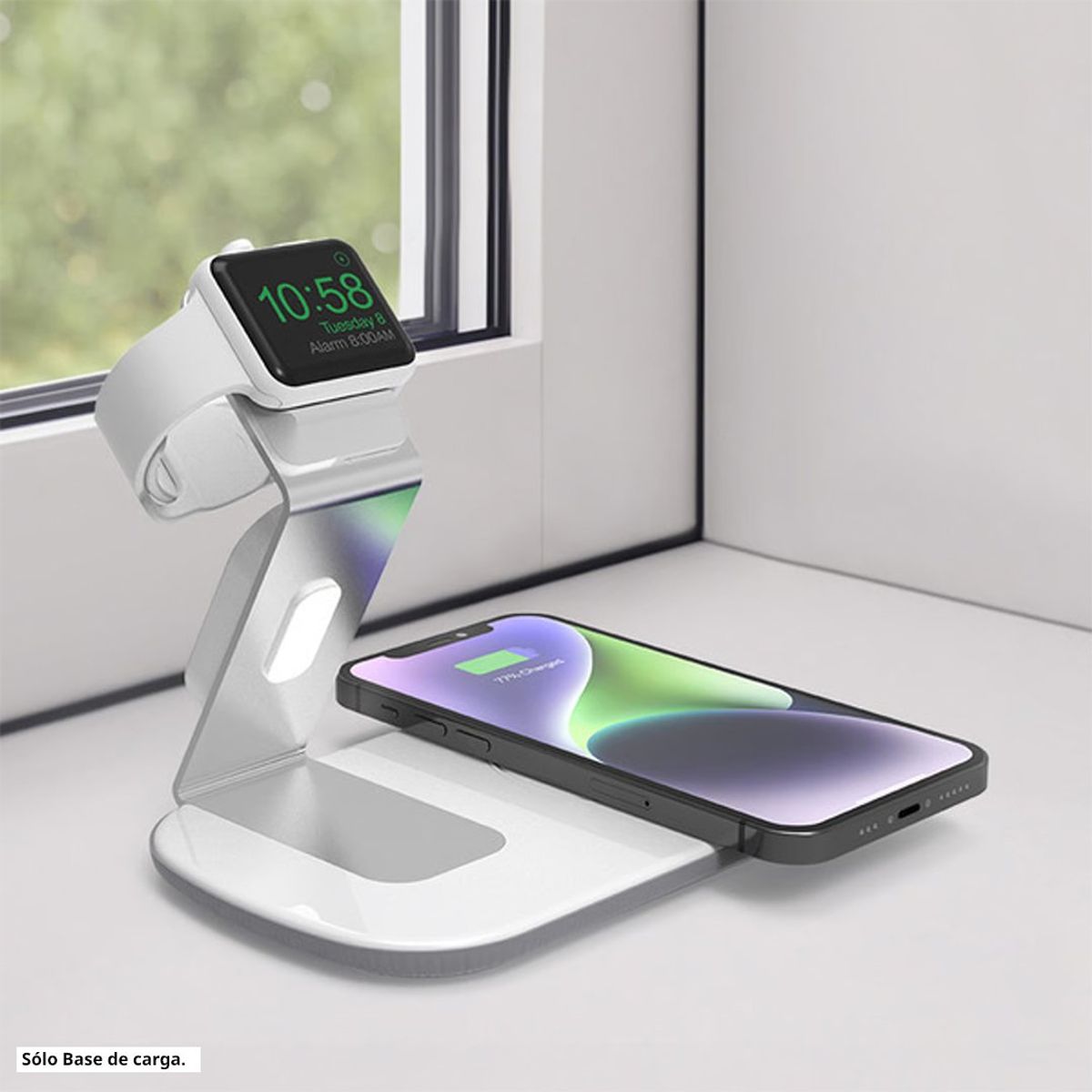 DUSTED - Base de Carga Inalámbrica Dual Para iPhone y Apple Watch Dusted DUSTED