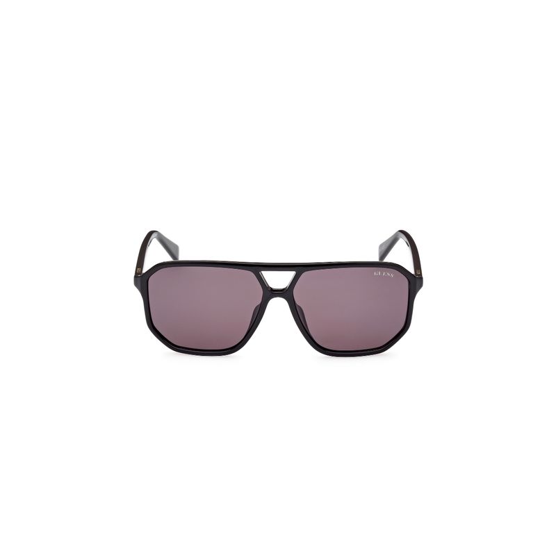 GUESS - Lentes de Sol Negro Brillante Guess