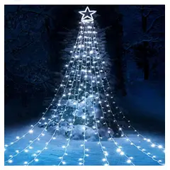 UNIVERSAL - ARBOL NAVIDAD BLANCO CON CONTROL REMOTO 262-47