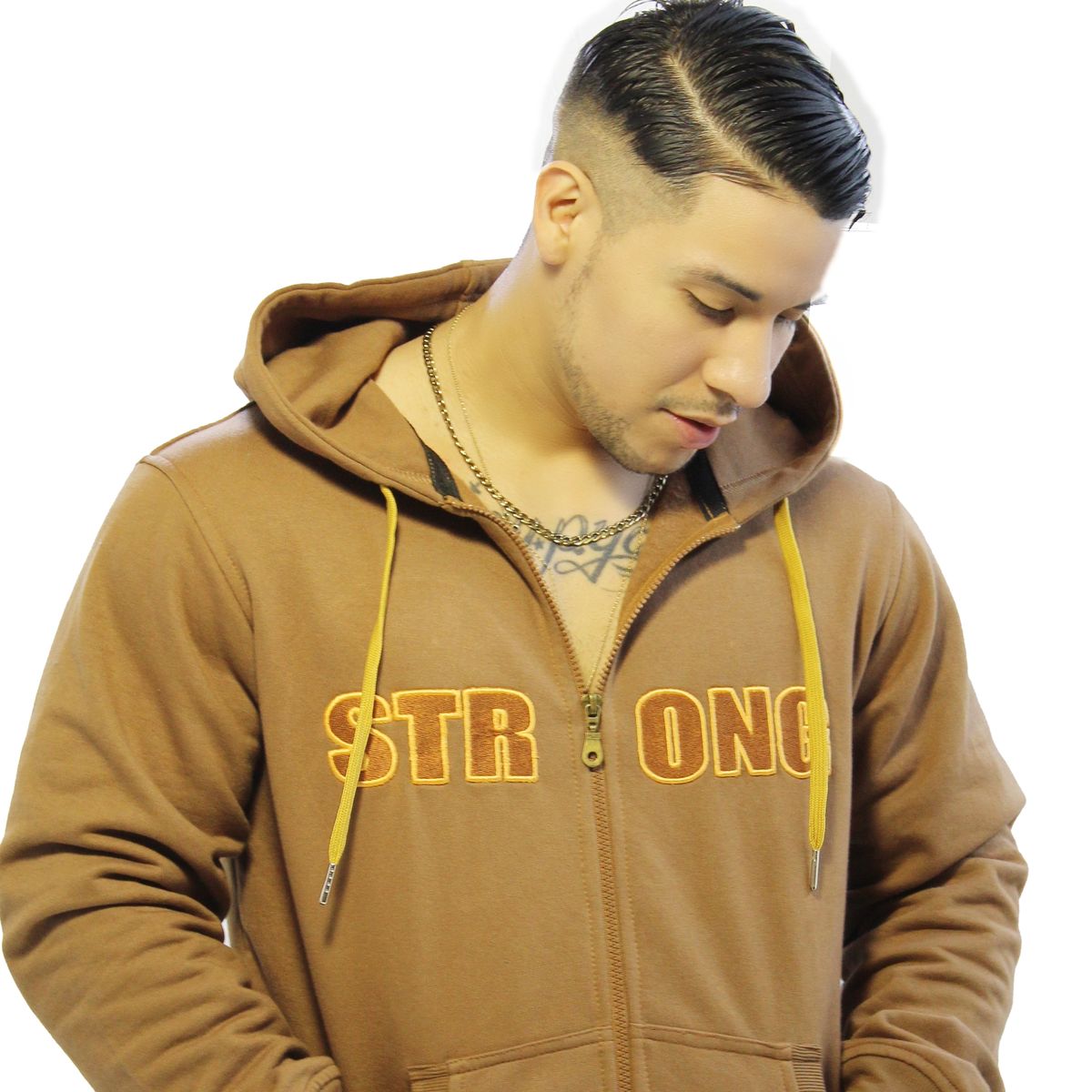 ADEMAN - Poleron con Cierre Strong Gym Edicion Limitada