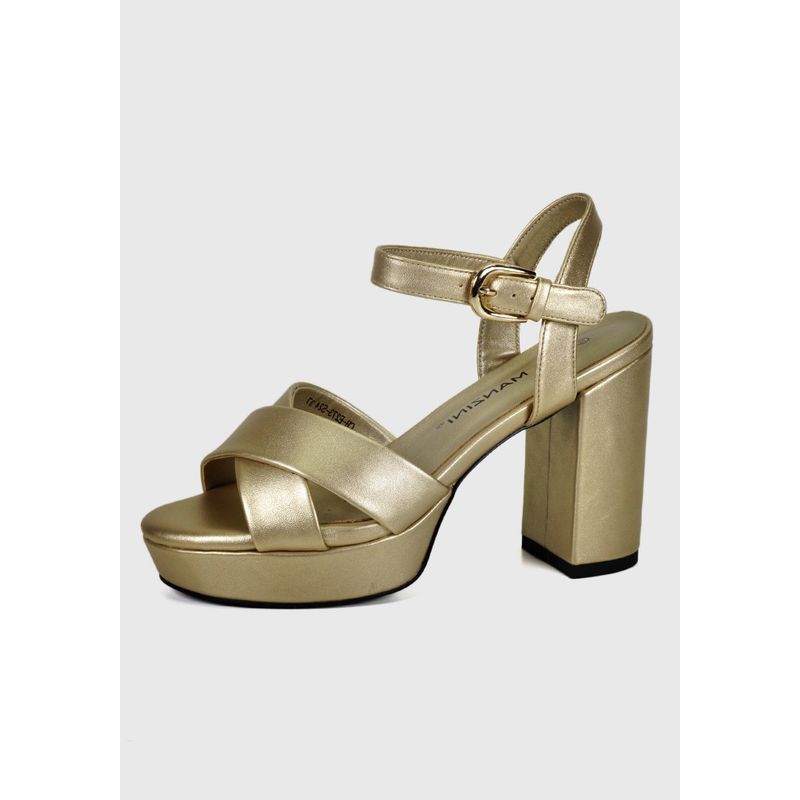 EDA MANZINI - Sandalia Aratxi Dorado EDA MANZINI