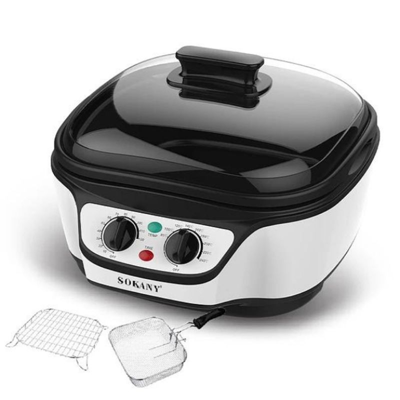 MOUVAIR - Freidora De Aire Multifuncional 5 Litros 8en1 Cocina