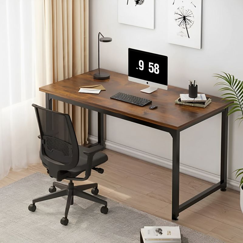 SPACE HOME - Escritorio reforzado rustico para computador madera