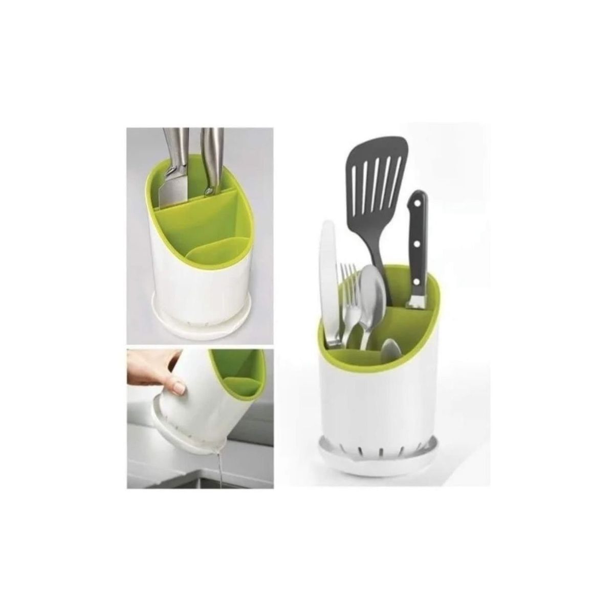 GENERICO - Escurridor Secador De Cubiertos Servicio Organizador Tenedor.