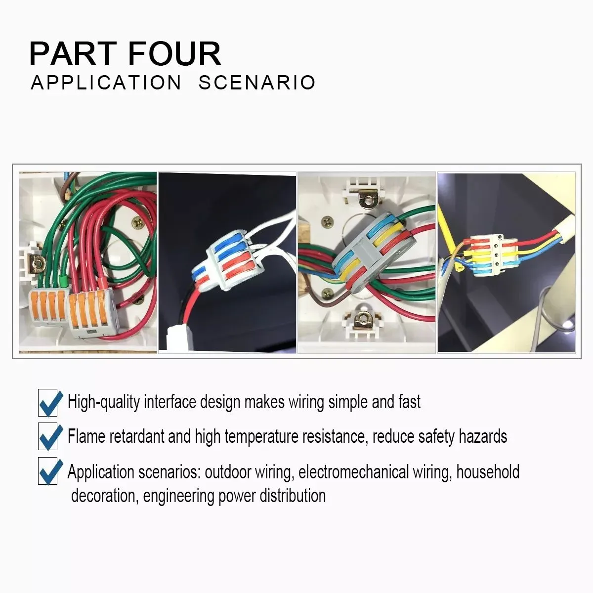 KUANGYE - Conector Rápido Tipo Wago 2/3/4/5 Entrada (caja 46 Unidades)