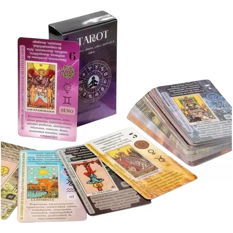 KUANGYE - Cartas Mazo De Tarot Rider Waite Witchi Cauldron español