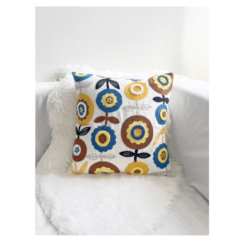 GENERICO - Funda De Cojin Decorativa Hermosos Bordado 45x45
