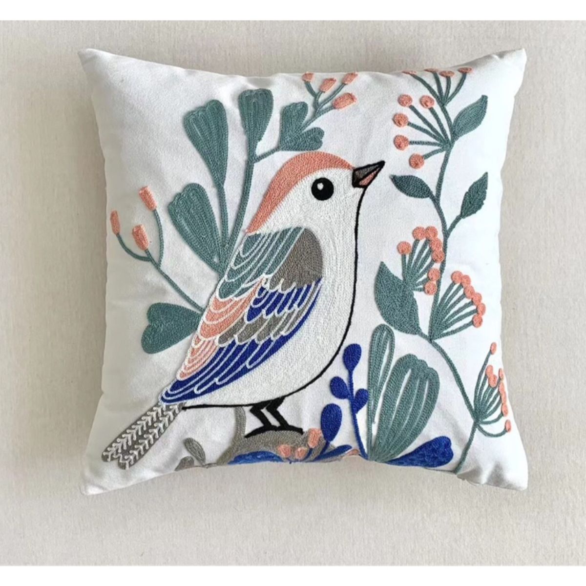 GENERICO - Funda De Cojin Decorativa Hermosos Bordado 45x45…