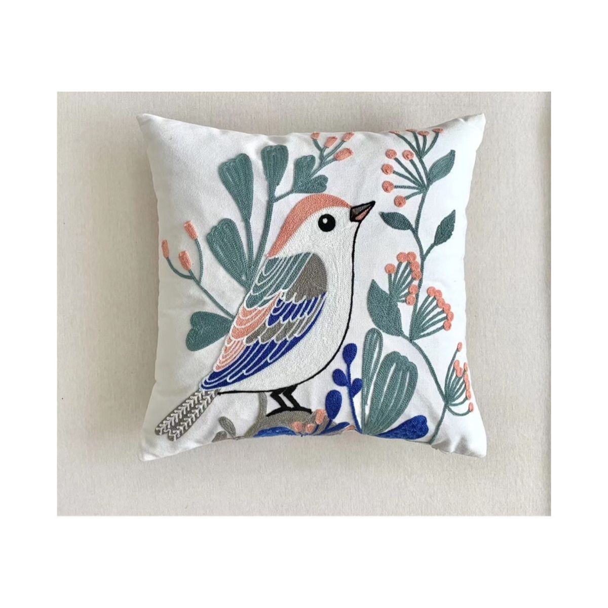 GENERICO - Funda De Cojin Decorativa Hermosos Bordado 45x45…