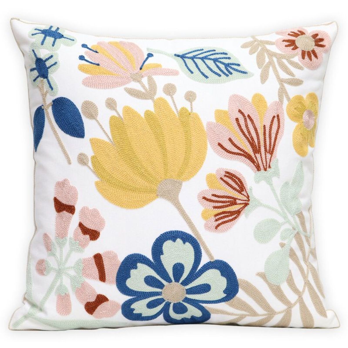 GENERICO - Funda De Cojin Decorativa Hermosos Bordado 45x45