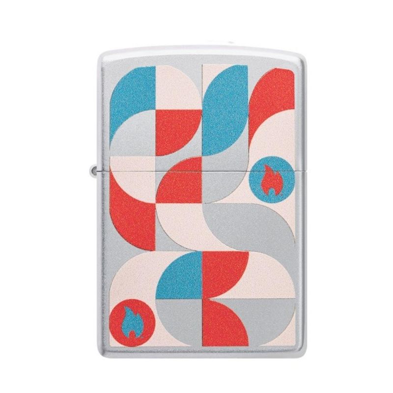 ZIPPO - Encendedor Zippo Geometric Design Plateado ZP48712