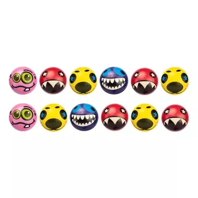 GENERICO - 12 Bolas De Anti-estrés Pelota Relajacion Monster Multicolor