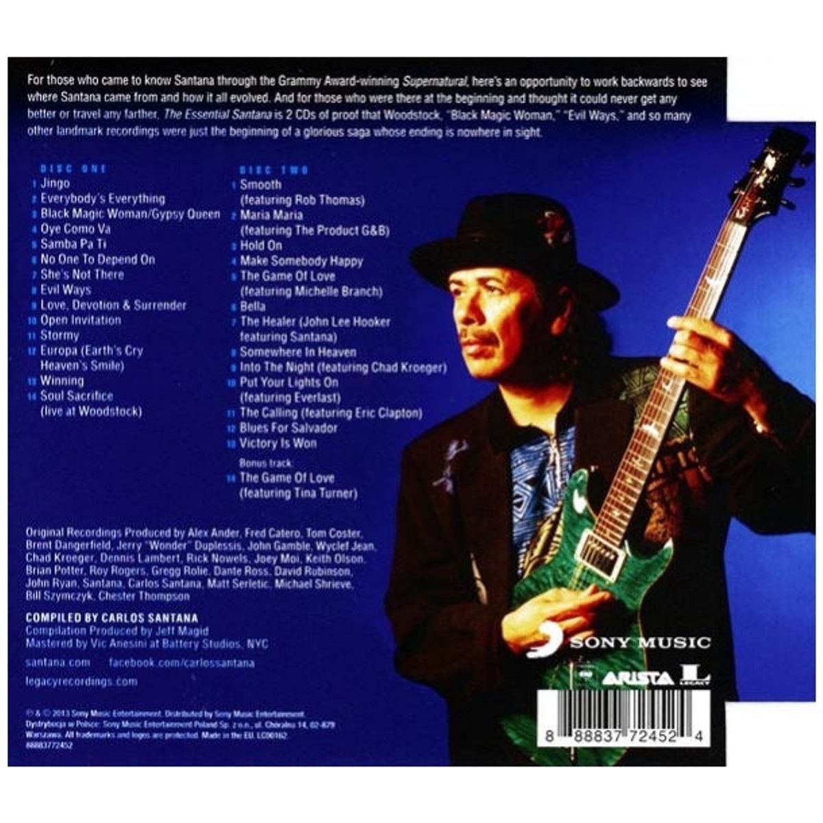 HITWAY MUSIC - SANTANA - ESSENTIAL SANTANA (2CD) - CD HITWAY MUSIC