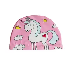 BABYLUNA - Gorro de Natación Para Niños de Elastano Modelo Unicornio